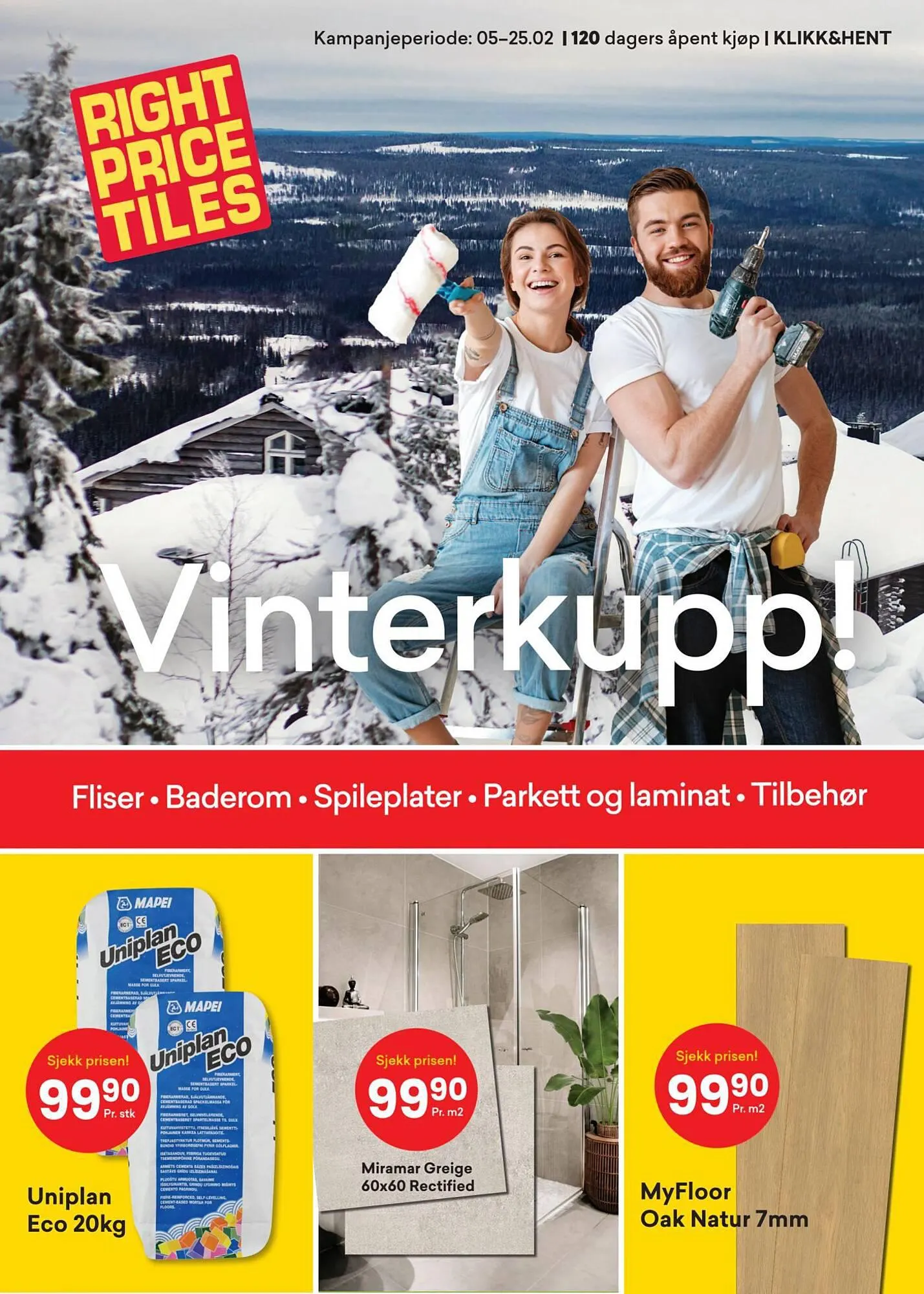 Right Price Tiles Kundeavis fra 4. februar til 25. februar 2024 - kundeavisside
