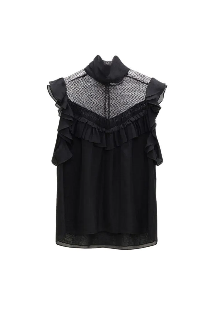 Playful Lightness Blouse – Sort