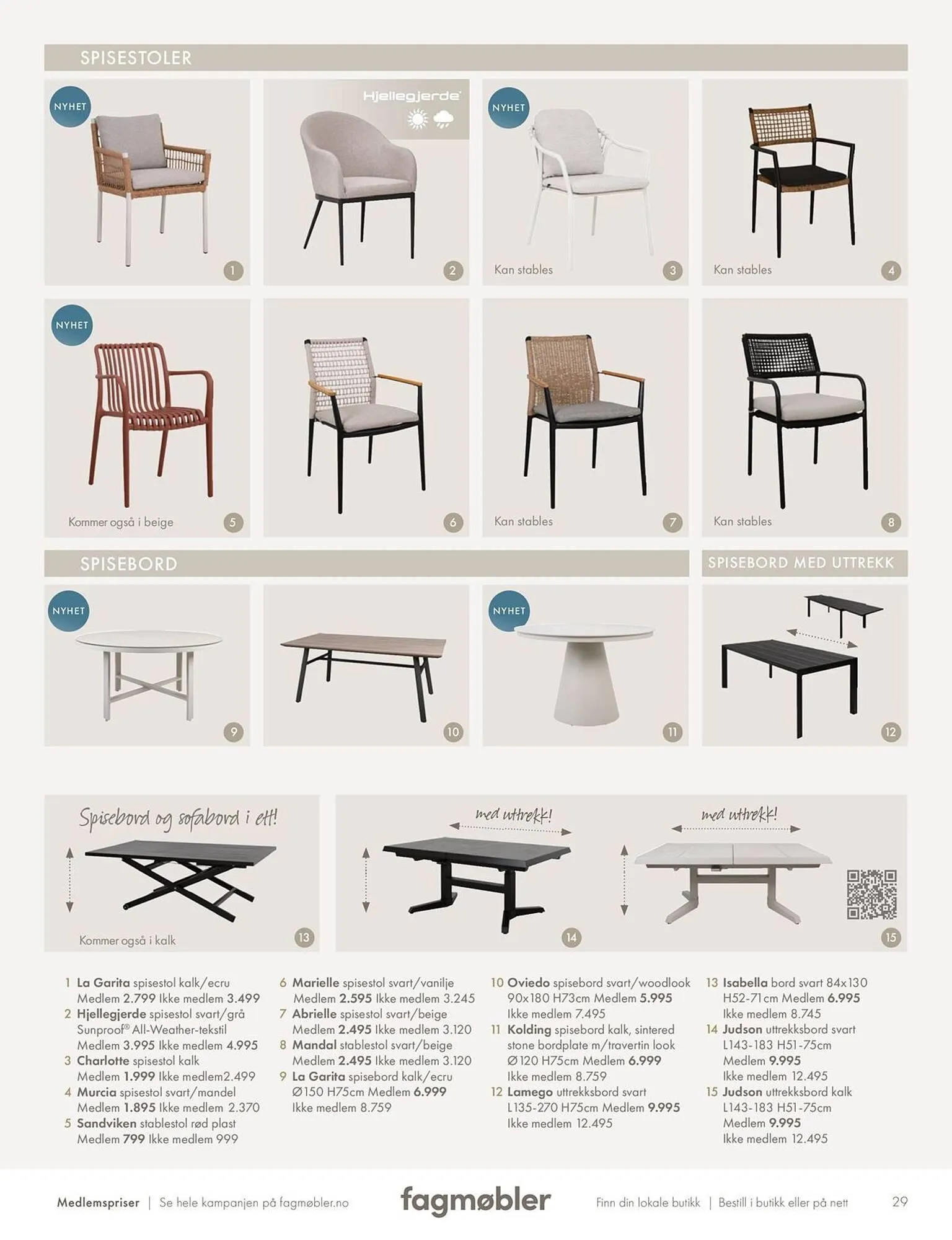 Fagmøbler kundeavis fra 1. mars til 14. mars 2026 - kundeavisside 29