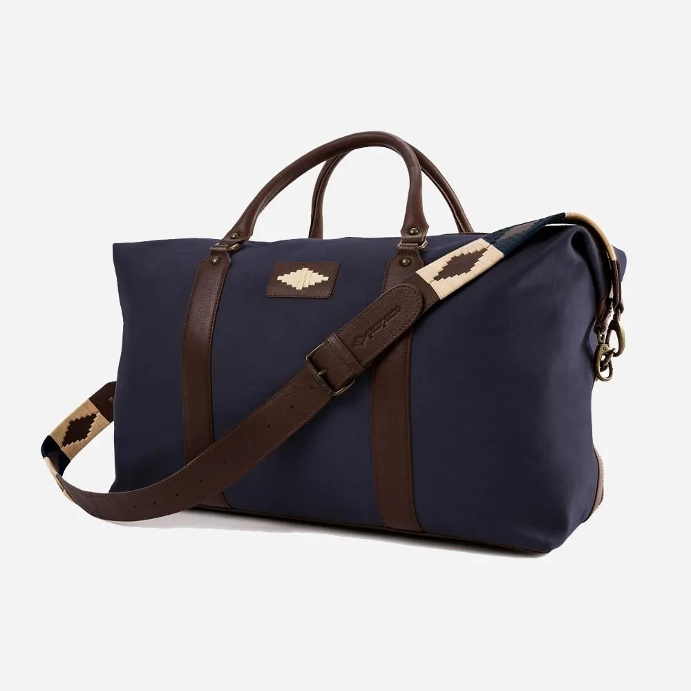 Caballero Large Travel Bag - Navy Canvas