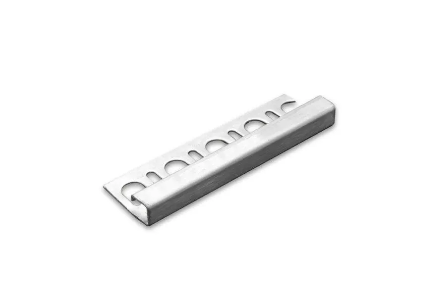 Projolly Square Hjørnelist Rustfri Stål Matt H: 10mm L=2,7lm