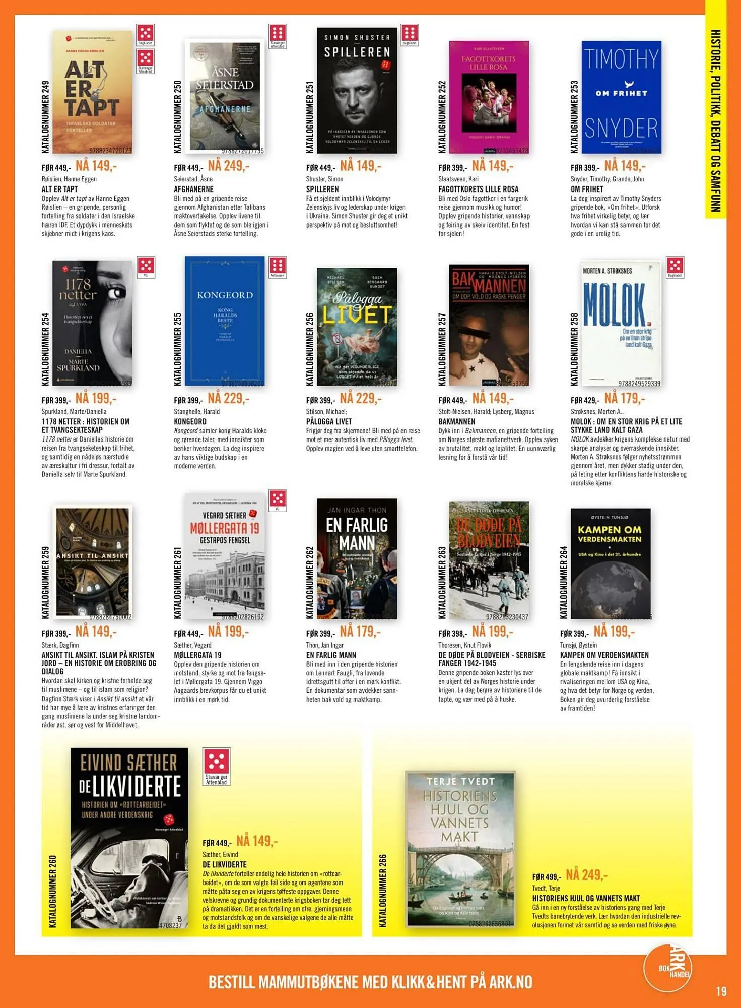 Ark Bokhandel kundeavis fra 16. februar til 9. mars 2026 - kundeavisside 19