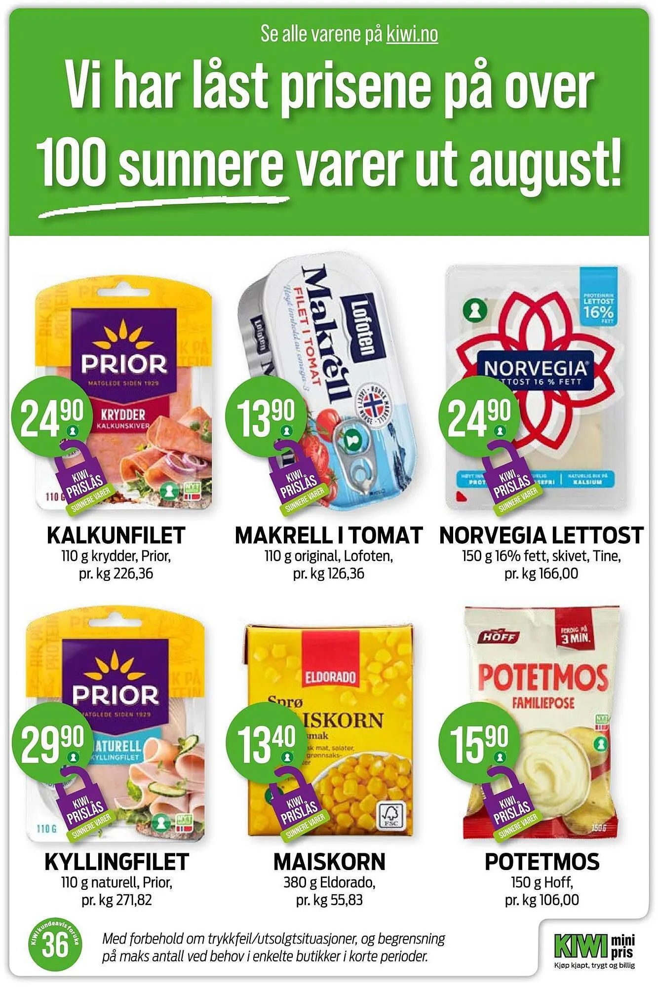 Kiwi Kundeavis fra 3. september til 10. september 2023 - kundeavisside 22