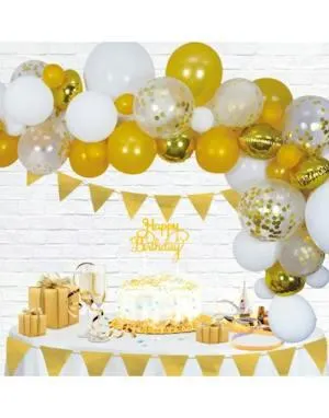 Gullfarget Ballong Buesett 71 Deler