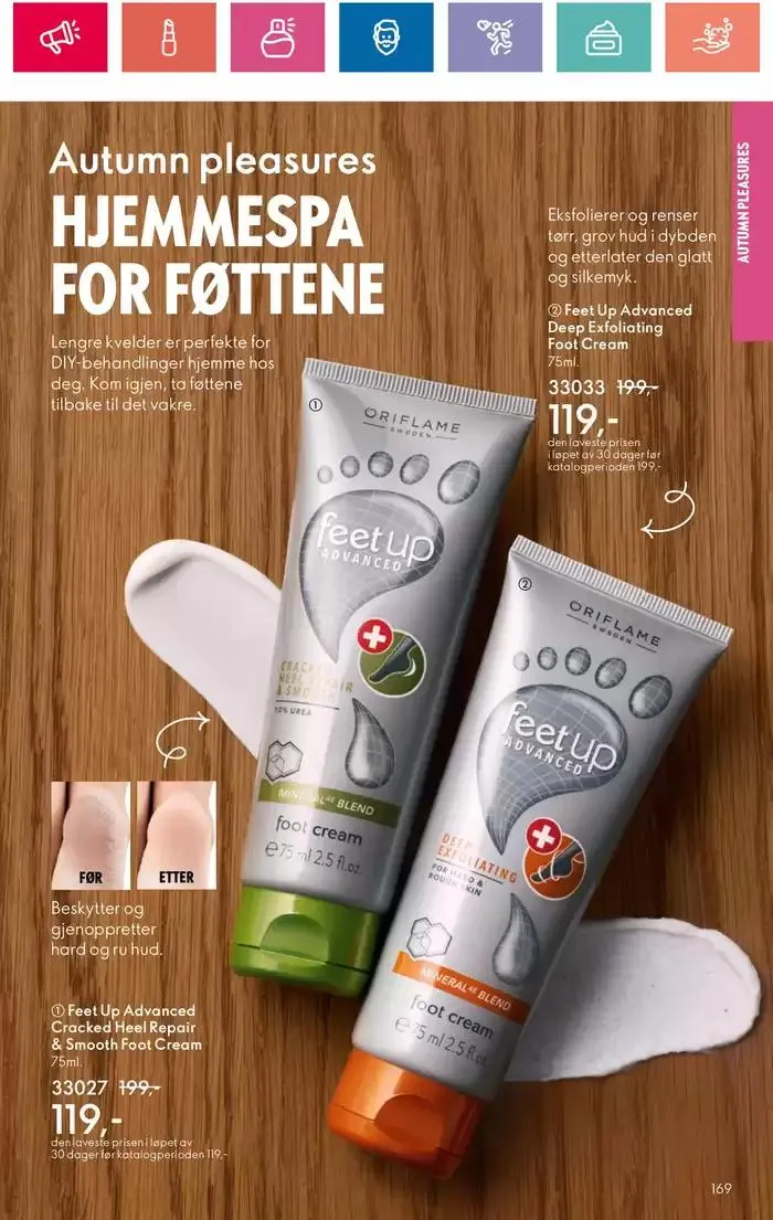 ORIFLAME Kundeavis fra 24. oktober til 7. november 2024 - kundeavisside 169