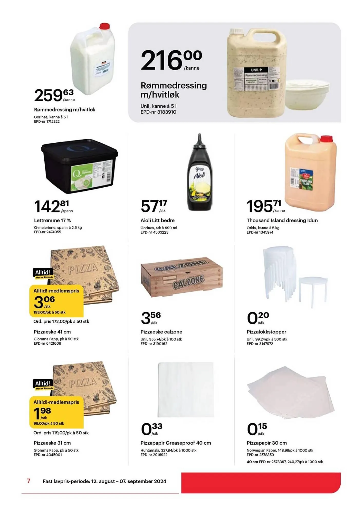 Storcash Kundeavis fra 26. august til 7. september 2024 - kundeavisside 7