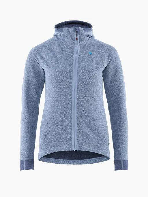 Klättermusen Hödur Hooded Zip Womens Faded Blue