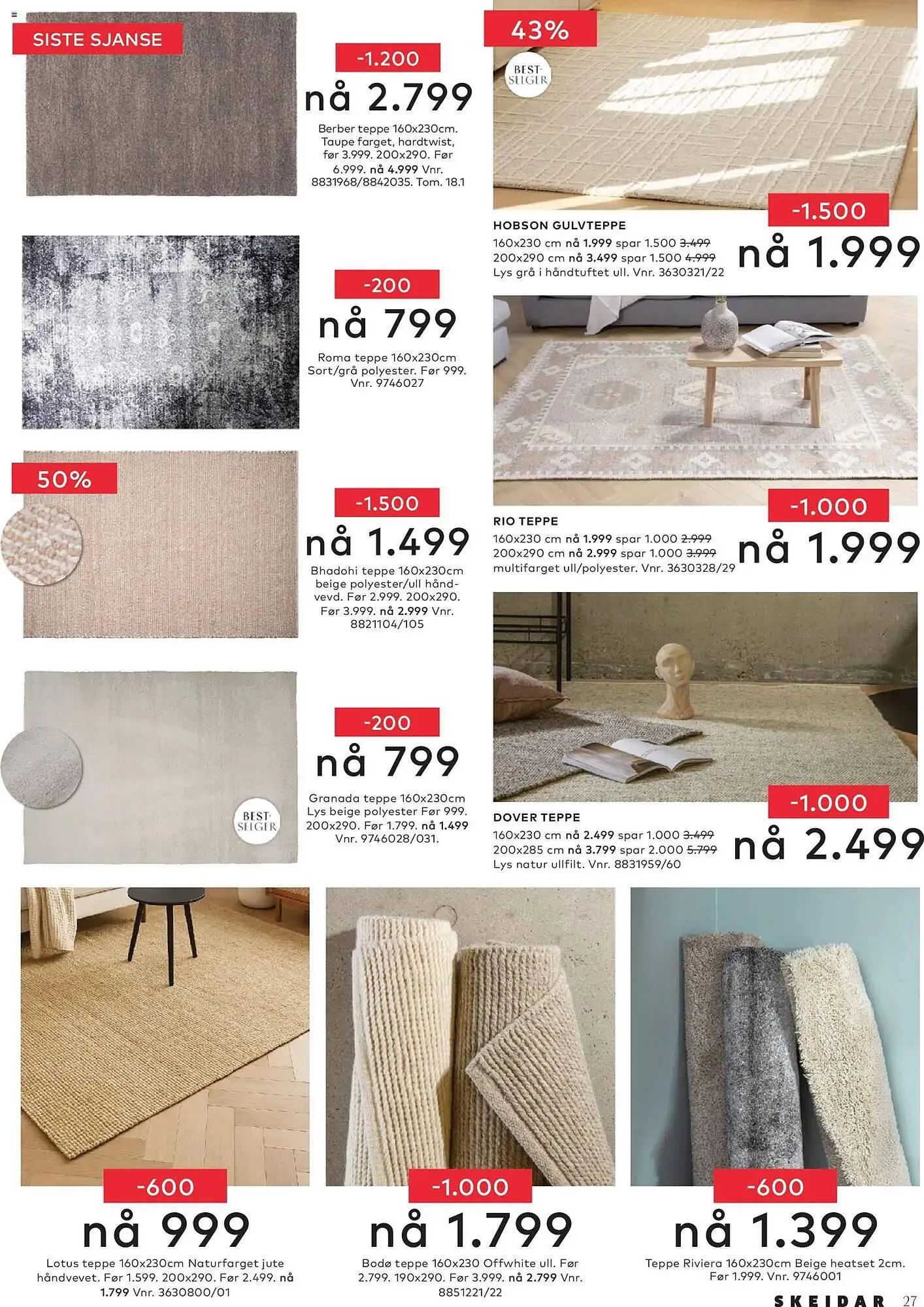 Skeidar kundeavis fra 12. januar til 18. januar 2026 - kundeavisside 27