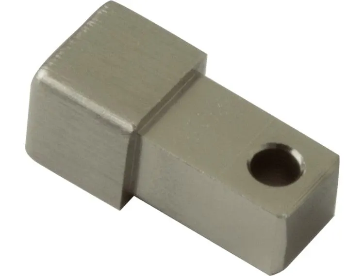 Projolly Square Hjørne inn/utvendig Børstet Titanium H:10mm