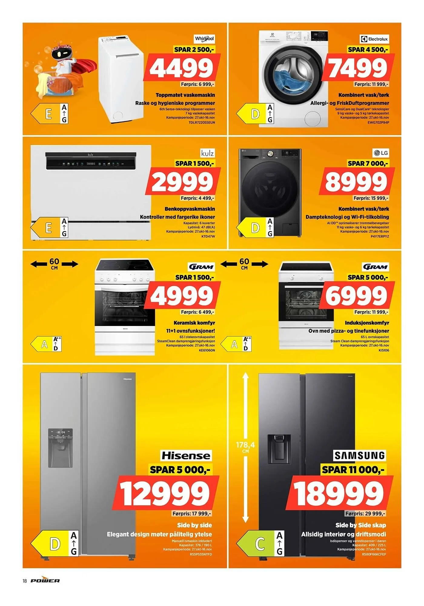POWER kundeavis fra 3. november til 9. november 2025 - kundeavisside 18