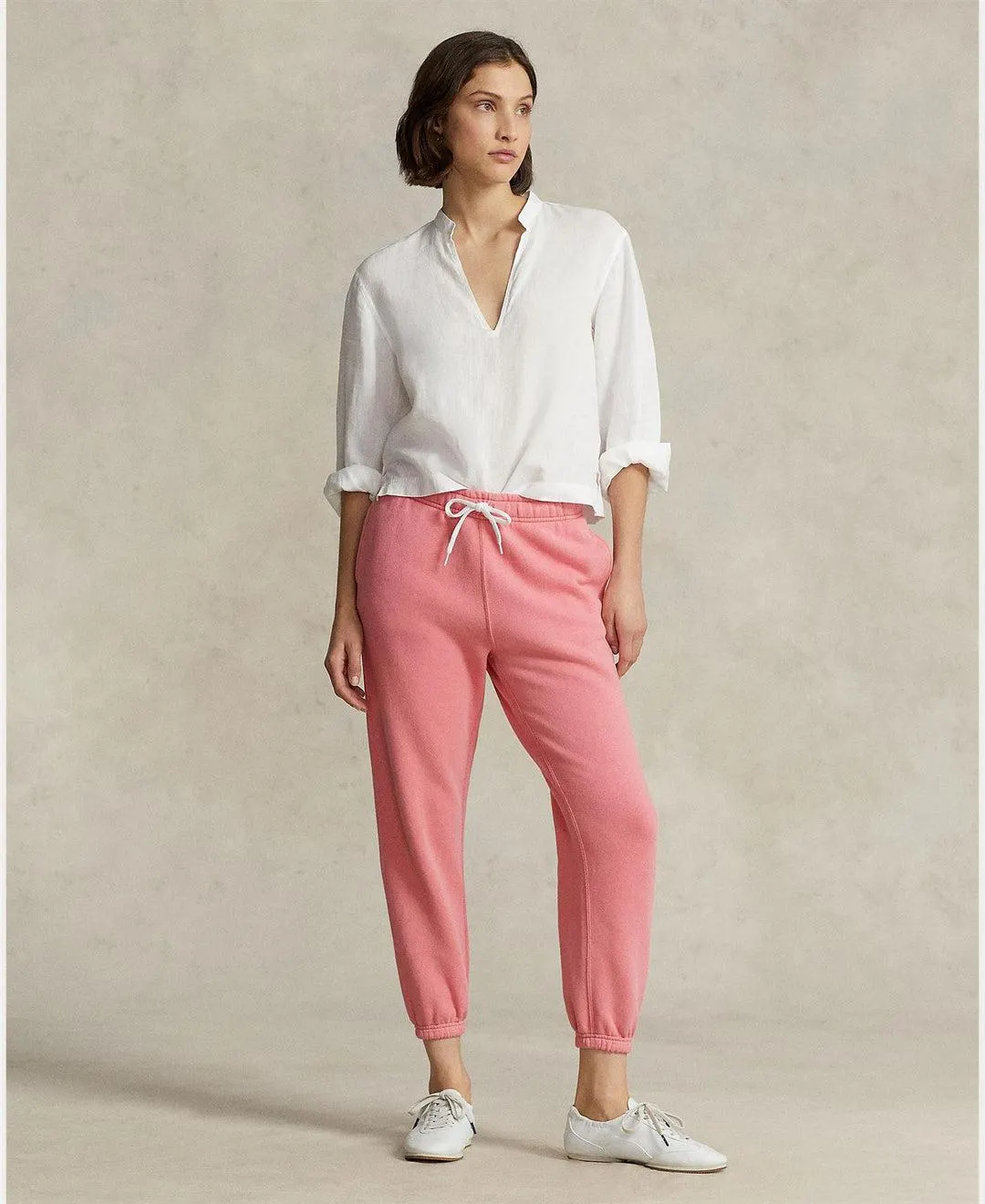 FLEECE ATHLETIC PANT Rosa