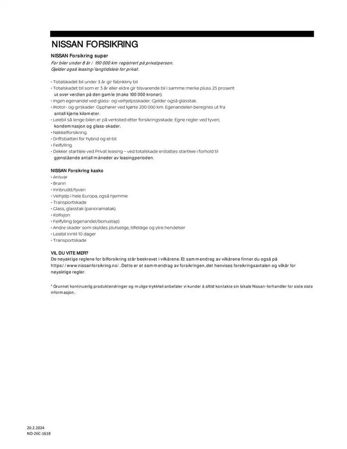 Nissan Townstar Varebil fra 28. desember til 28. desember 2025 - kundeavisside 11