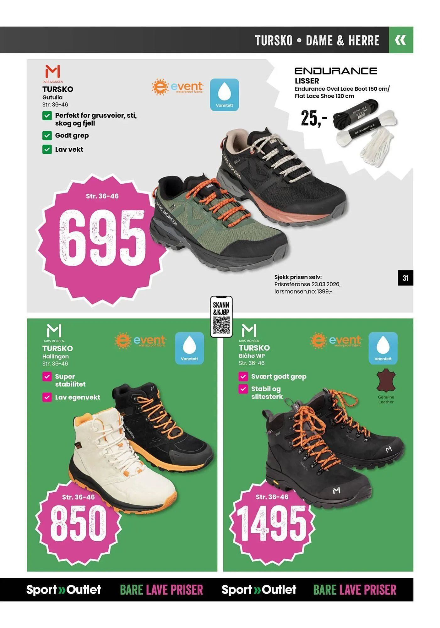 Sport Outlet kundeavis fra 14. april til 4. mai 2026 - kundeavisside 31