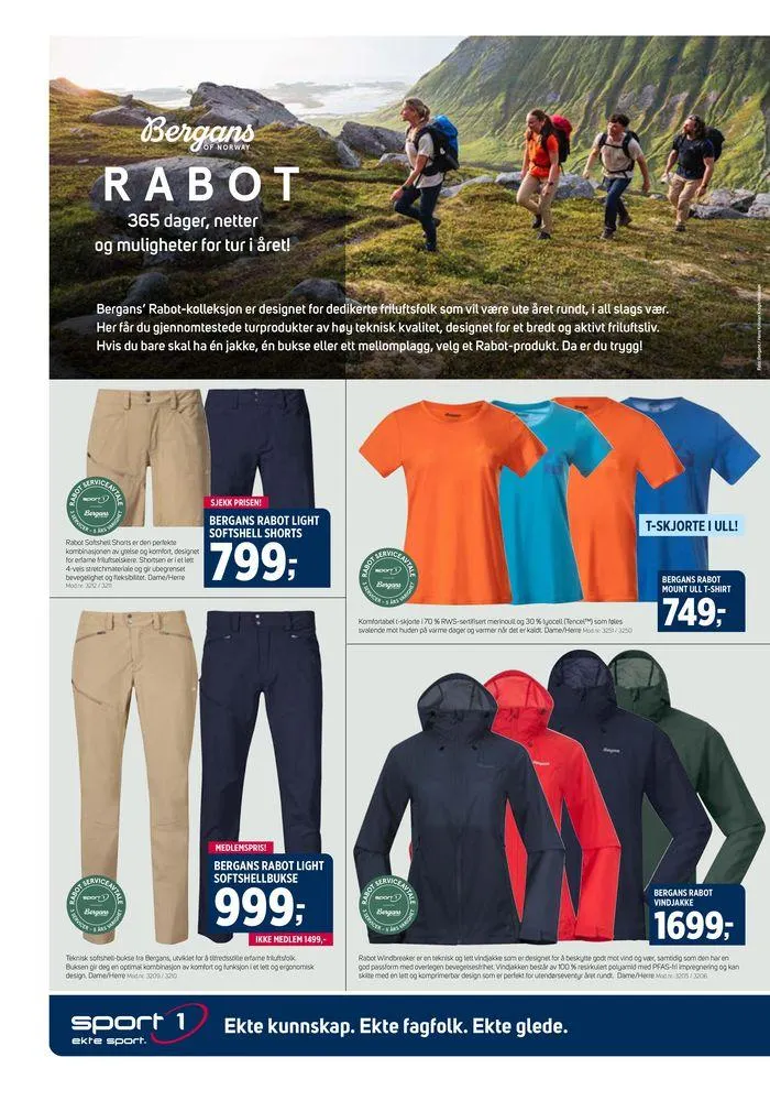 Sport 1 Ekte Sport fra 22. august til 1. september 2024 - kundeavisside 18