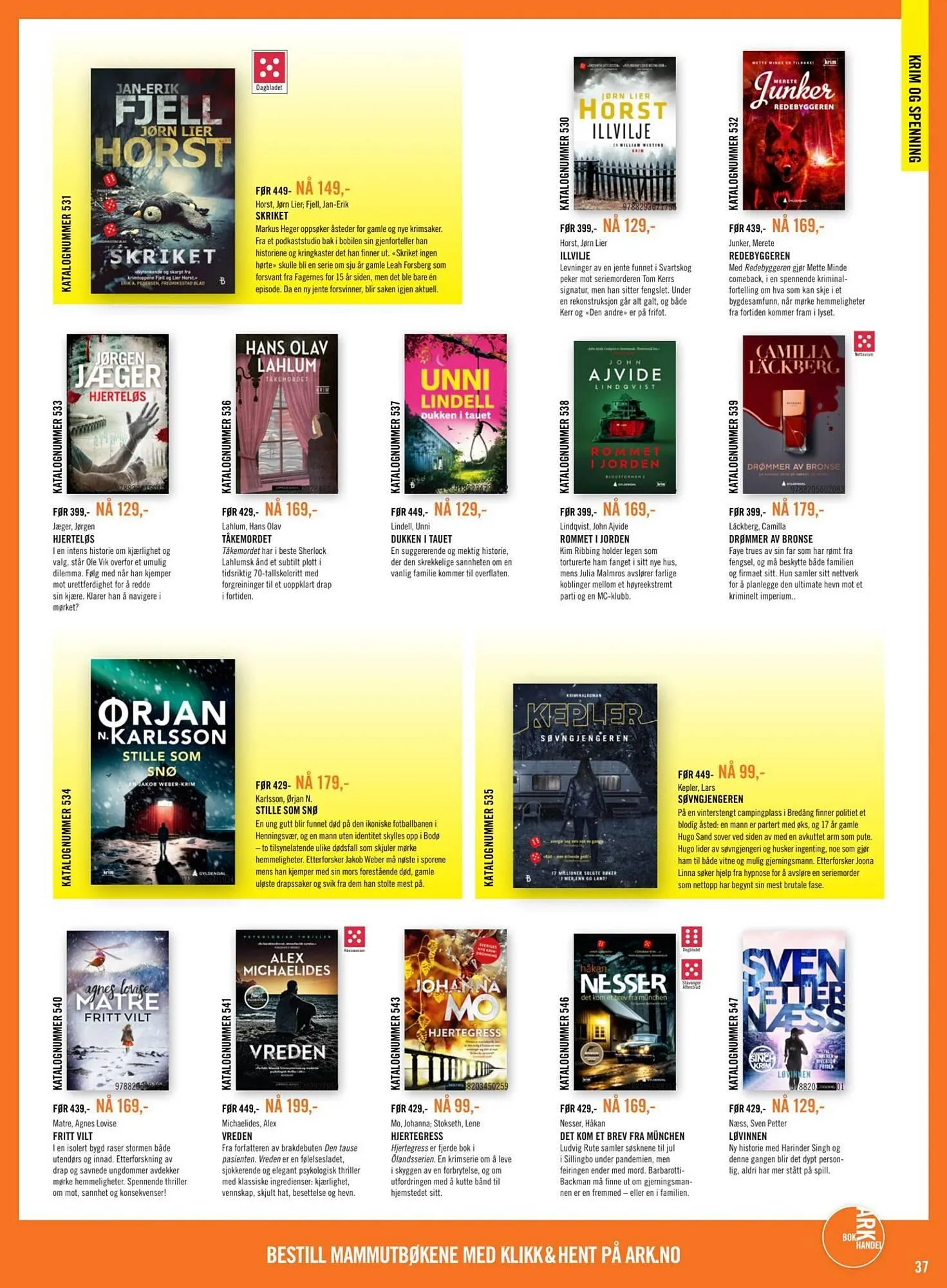 Ark Bokhandel kundeavis fra 16. februar til 9. mars 2026 - kundeavisside 37