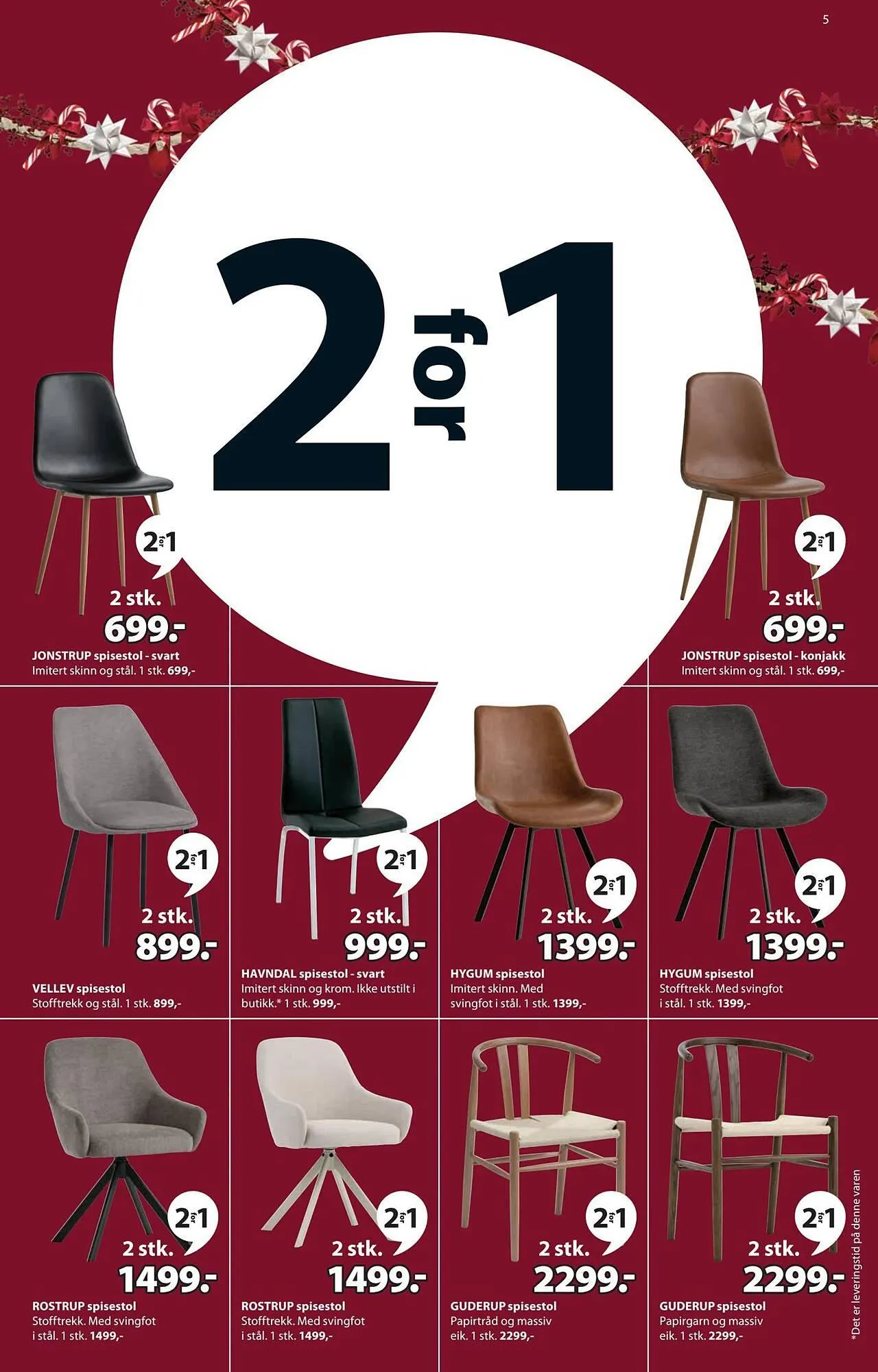 JYSK kundeavis fra 15. desember til 23. desember 2025 - kundeavisside 5