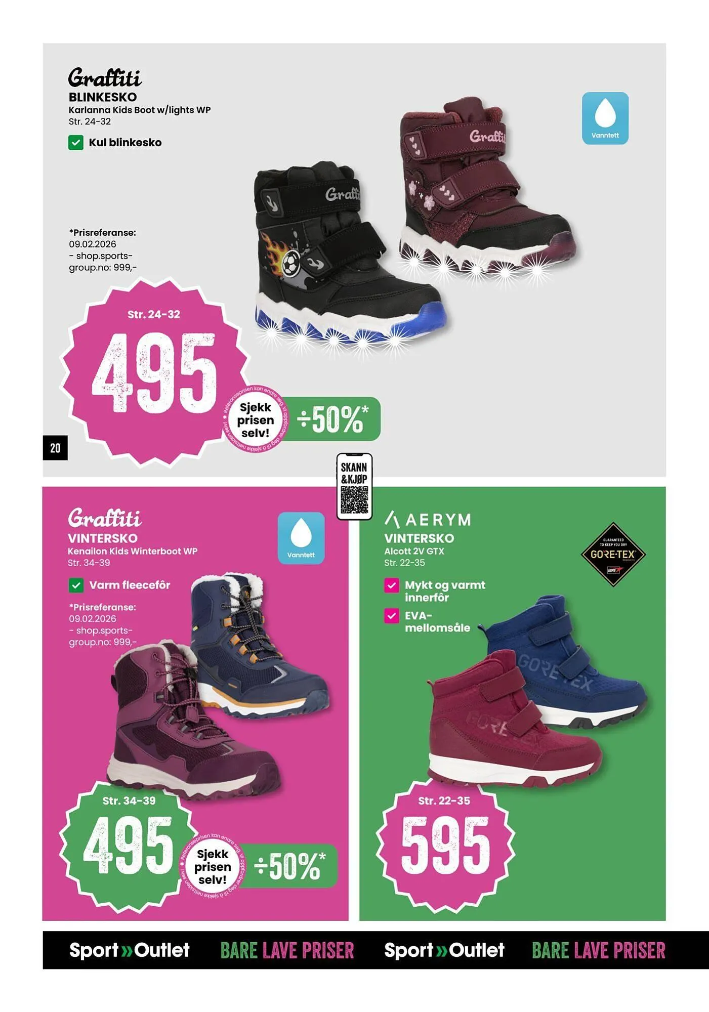 Sport Outlet kundeavis fra 24. februar til 9. mars 2026 - kundeavisside 20