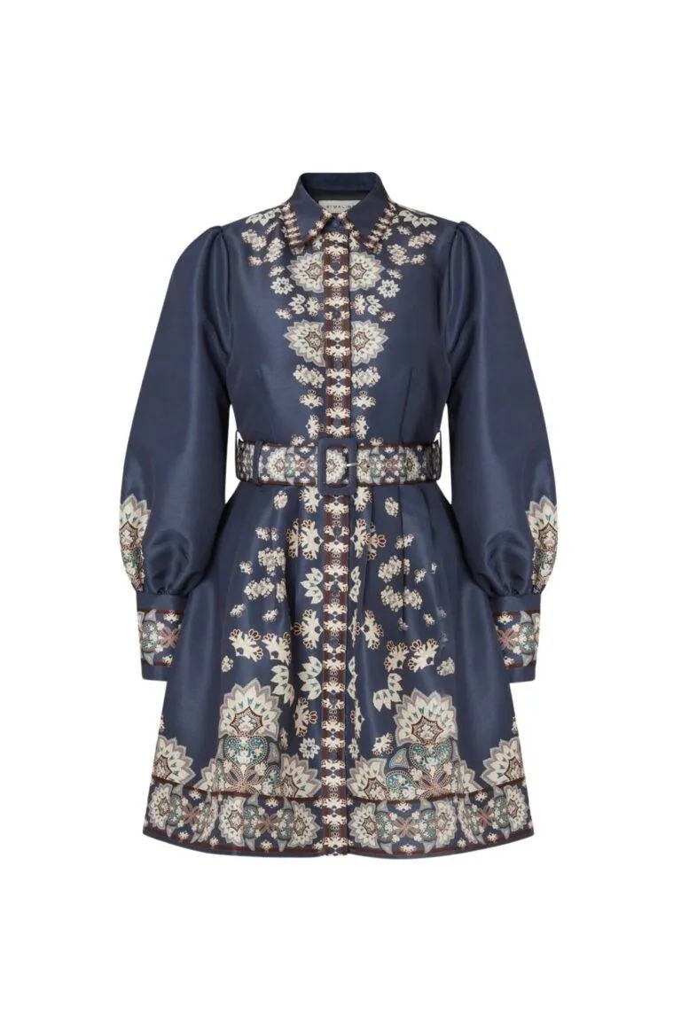 Mathilde Mini Dress – Blå