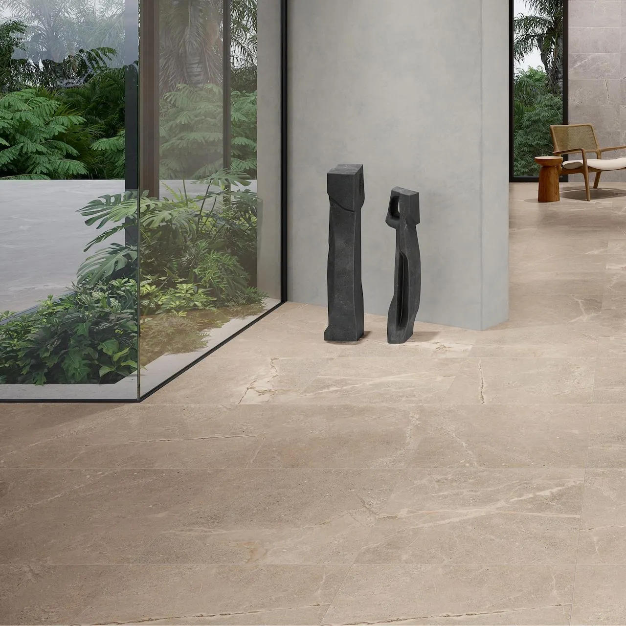 Cardigan beige 58x58 9,5mm