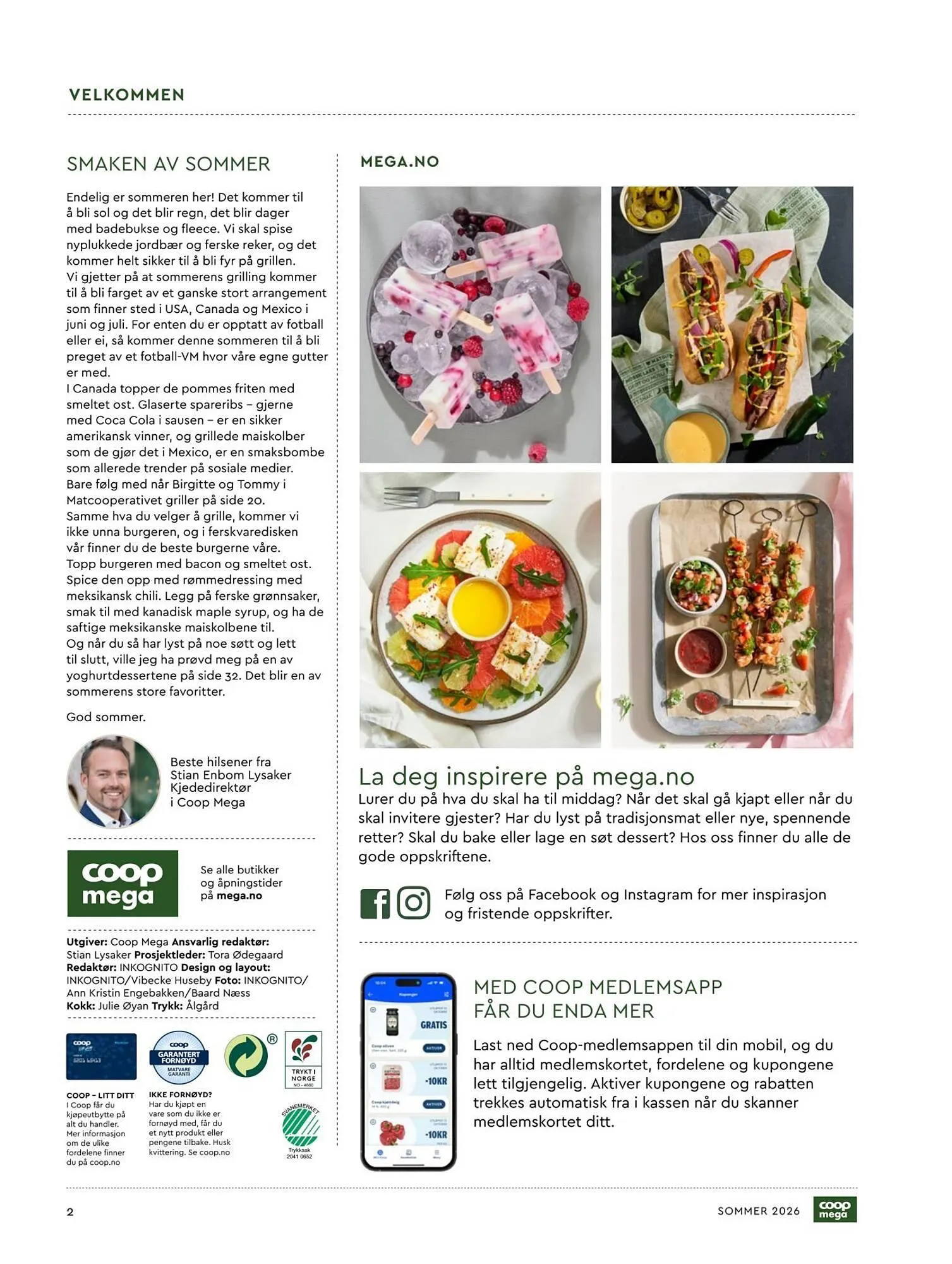 Coop Mega magasin fra 8. mai til 10. august 2026 - kundeavisside 2