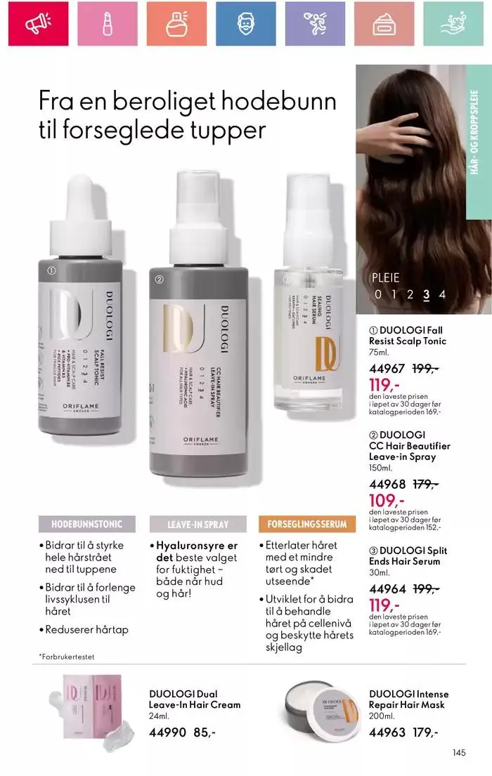 ORIFLAME Kundeavis fra 5. januar til 12. januar 2025 - kundeavisside 145