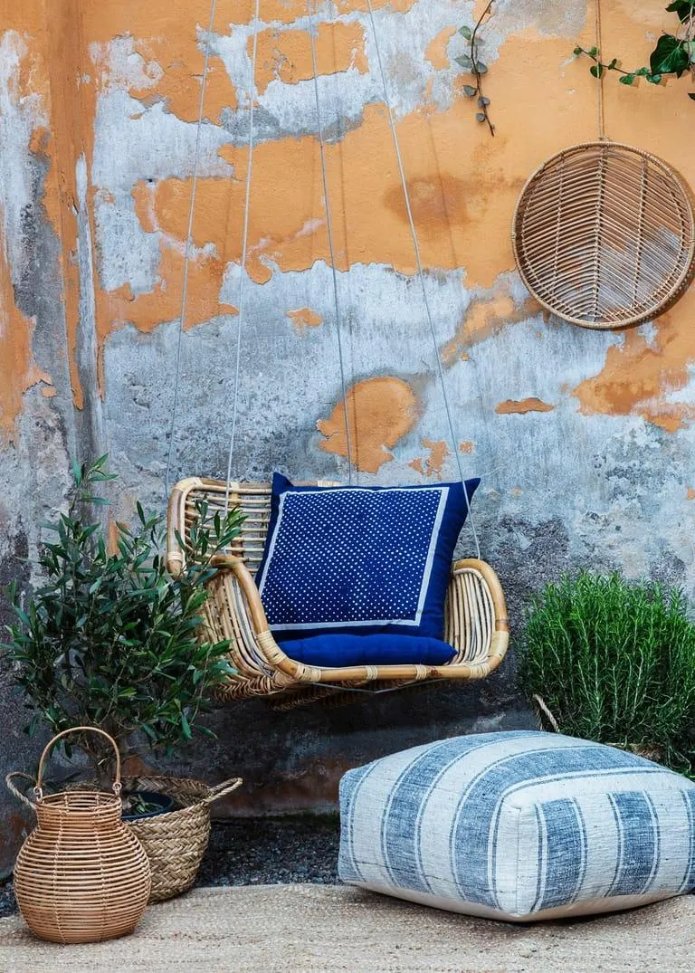 Rattan hanging chair