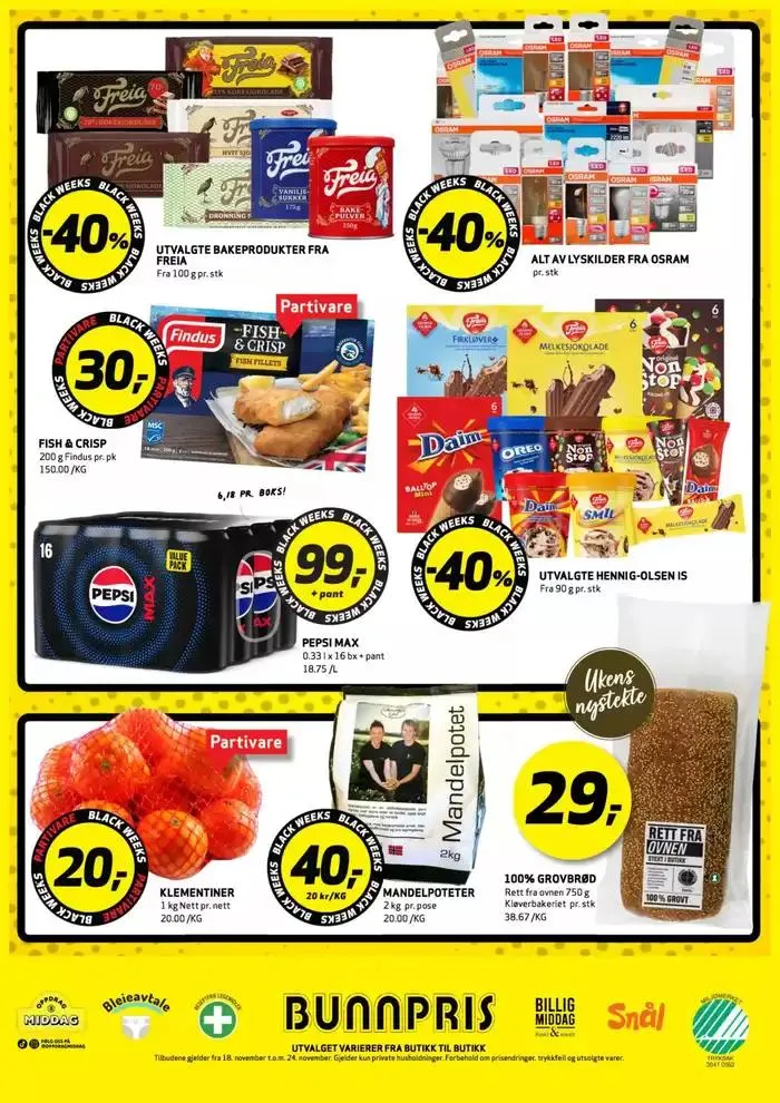 Rabatter og kampanjer fra 18. november til 2. desember 2024 - kundeavisside 8