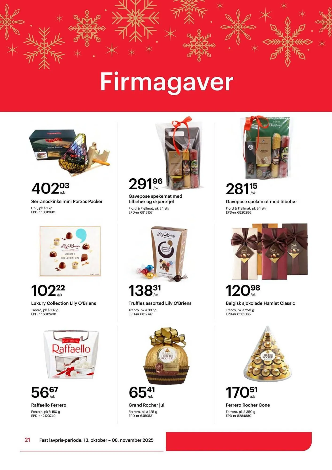 Storcash kundeavis fra 13. oktober til 8. november 2025 - kundeavisside 21