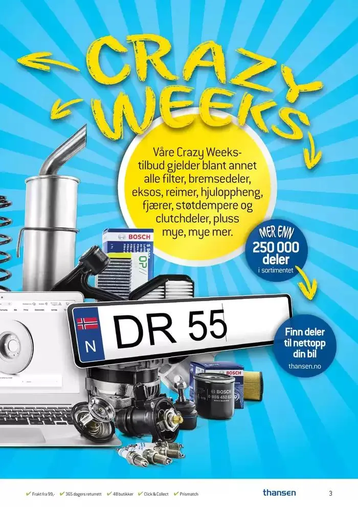 Aktuell kundeavis Thansen fra 26. februar til 25. mars 2025 - kundeavisside 3