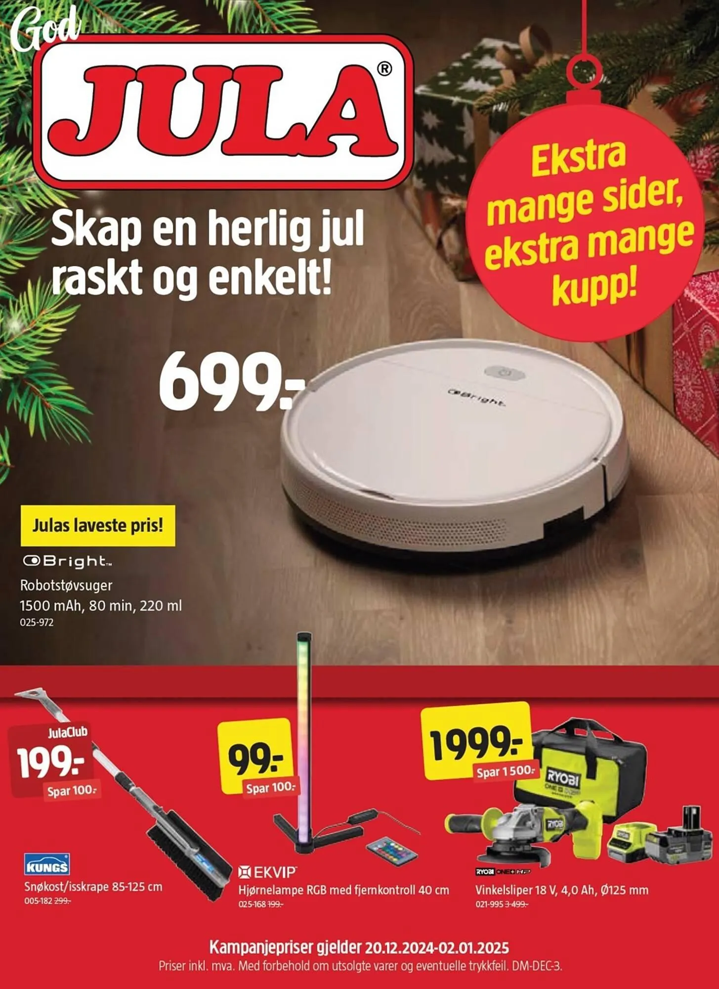 Jula kundeavis fra 20. desember til 21. desember 2025 - kundeavisside 1