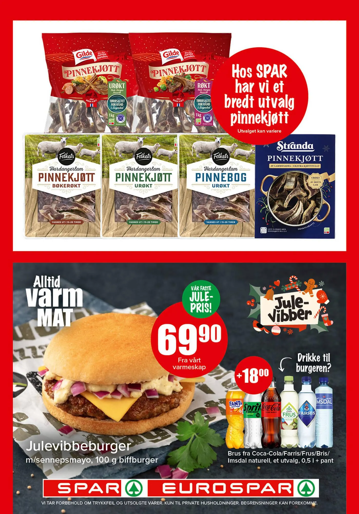 Eurospar kundeavis fra 1. desember til 7. desember 2025 - kundeavisside 6