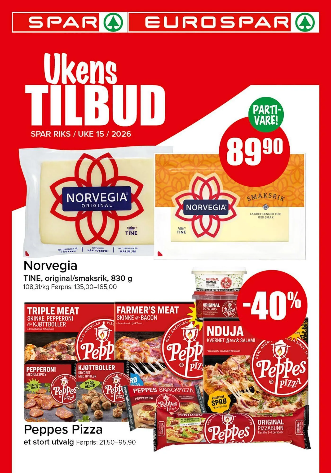 Spar kundeavis fra 5. april til 9. april 2026 - kundeavisside 1