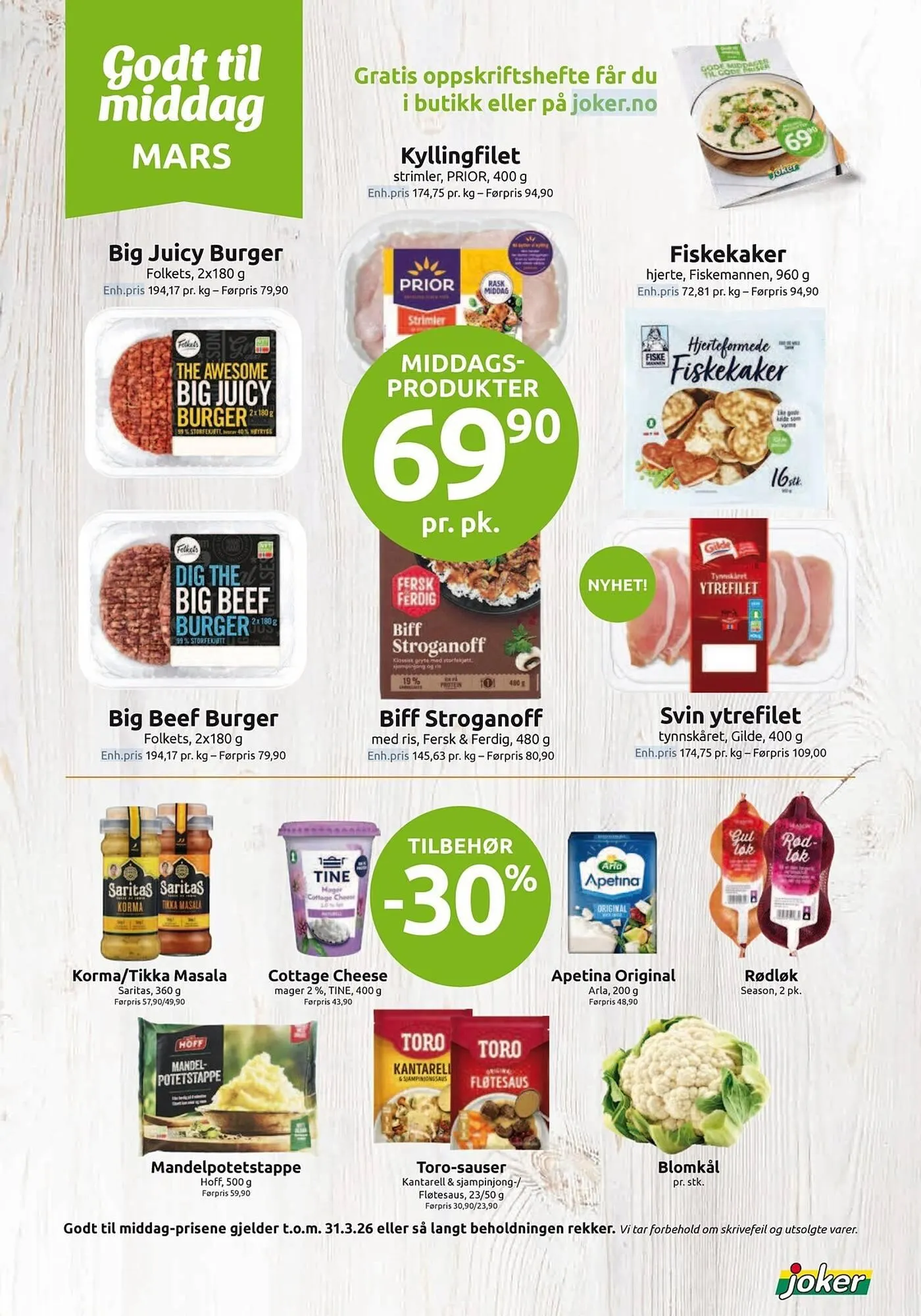 Joker kundeavis fra 3. mars til 7. mars 2026 - kundeavisside 5
