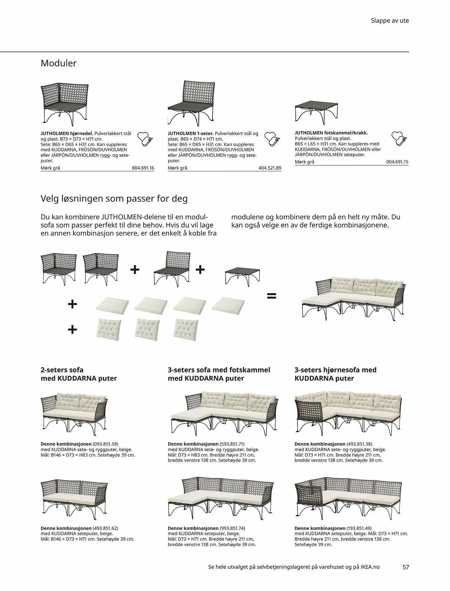 IKEA Kundeavis fra 5. mai til 31. august 2023 - kundeavisside 57