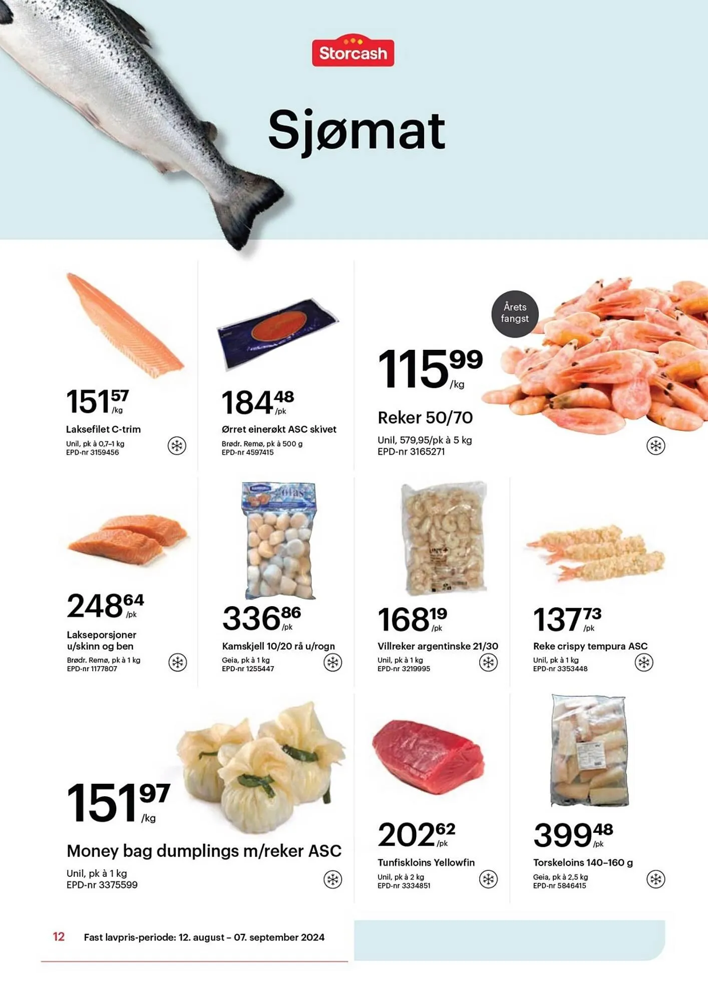 Storcash Kundeavis fra 26. august til 7. september 2024 - kundeavisside 12