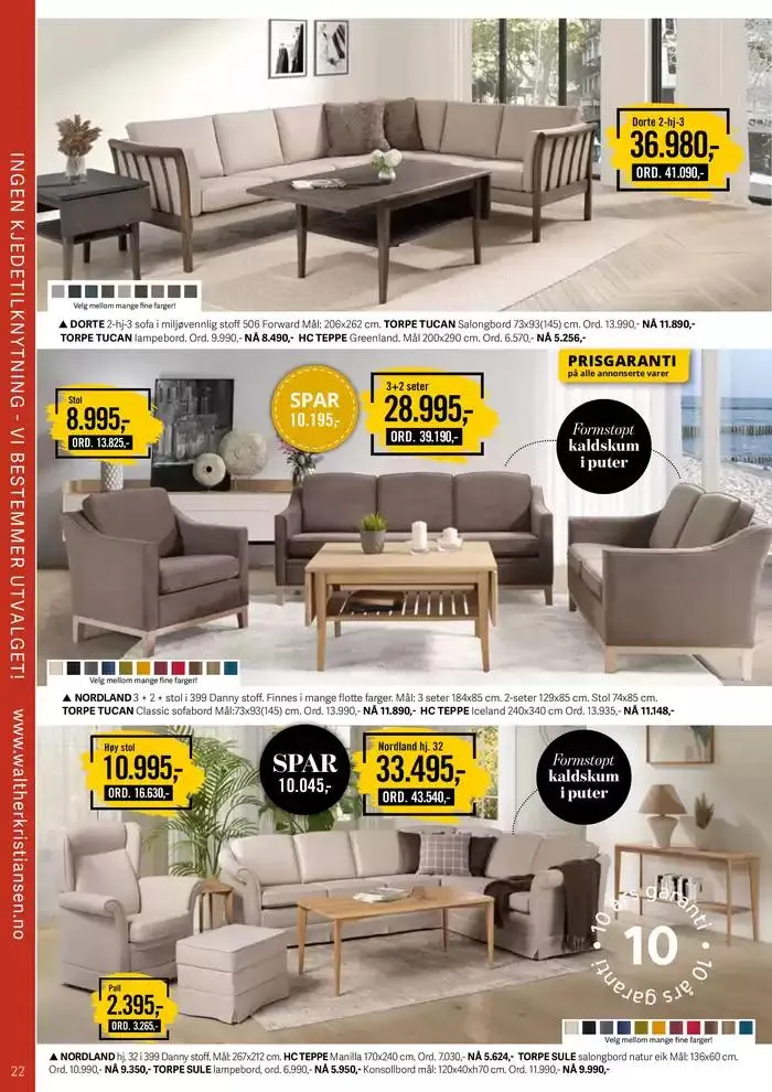 Gratis frakt og montering fra 28. februar til 14. mars 2025 - kundeavisside 22