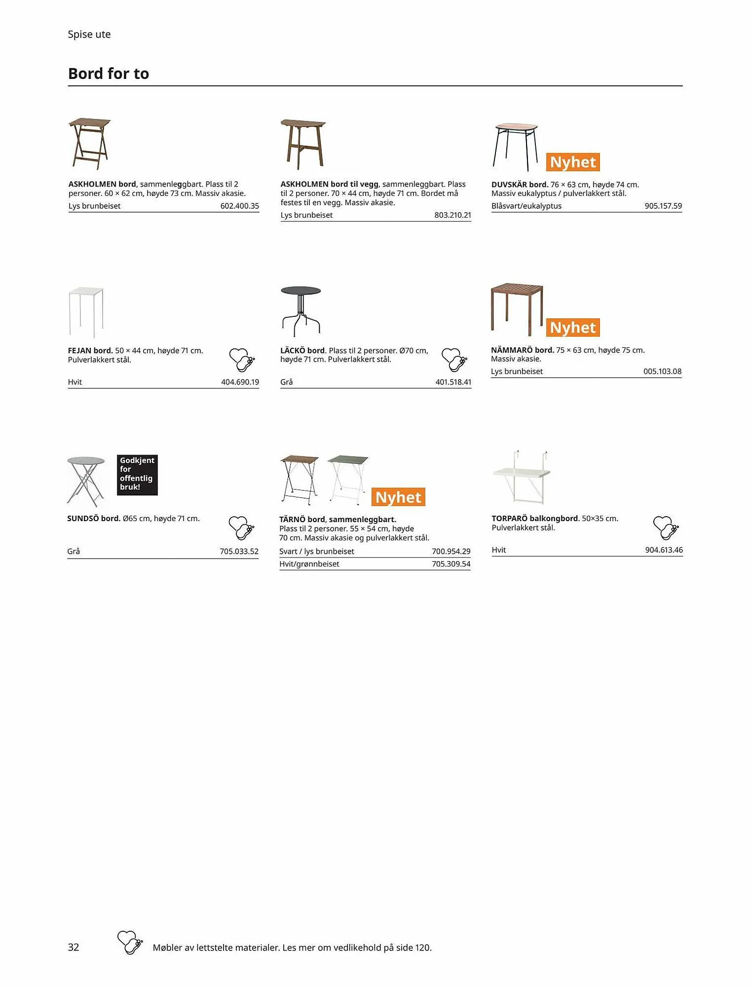 IKEA Kundeavis fra 5. mai til 31. august 2023 - kundeavisside 32