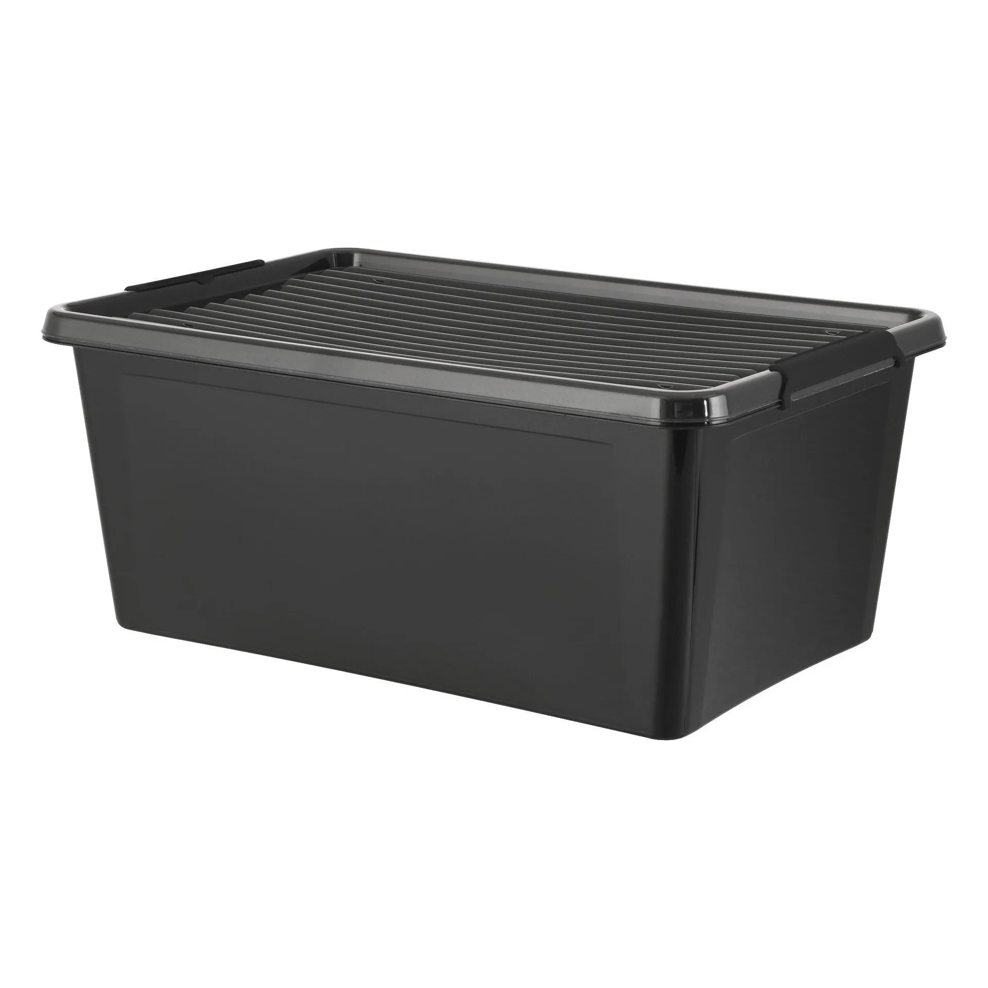 Oppbevaringsboks med lokk 40 l 58x39x26 cm