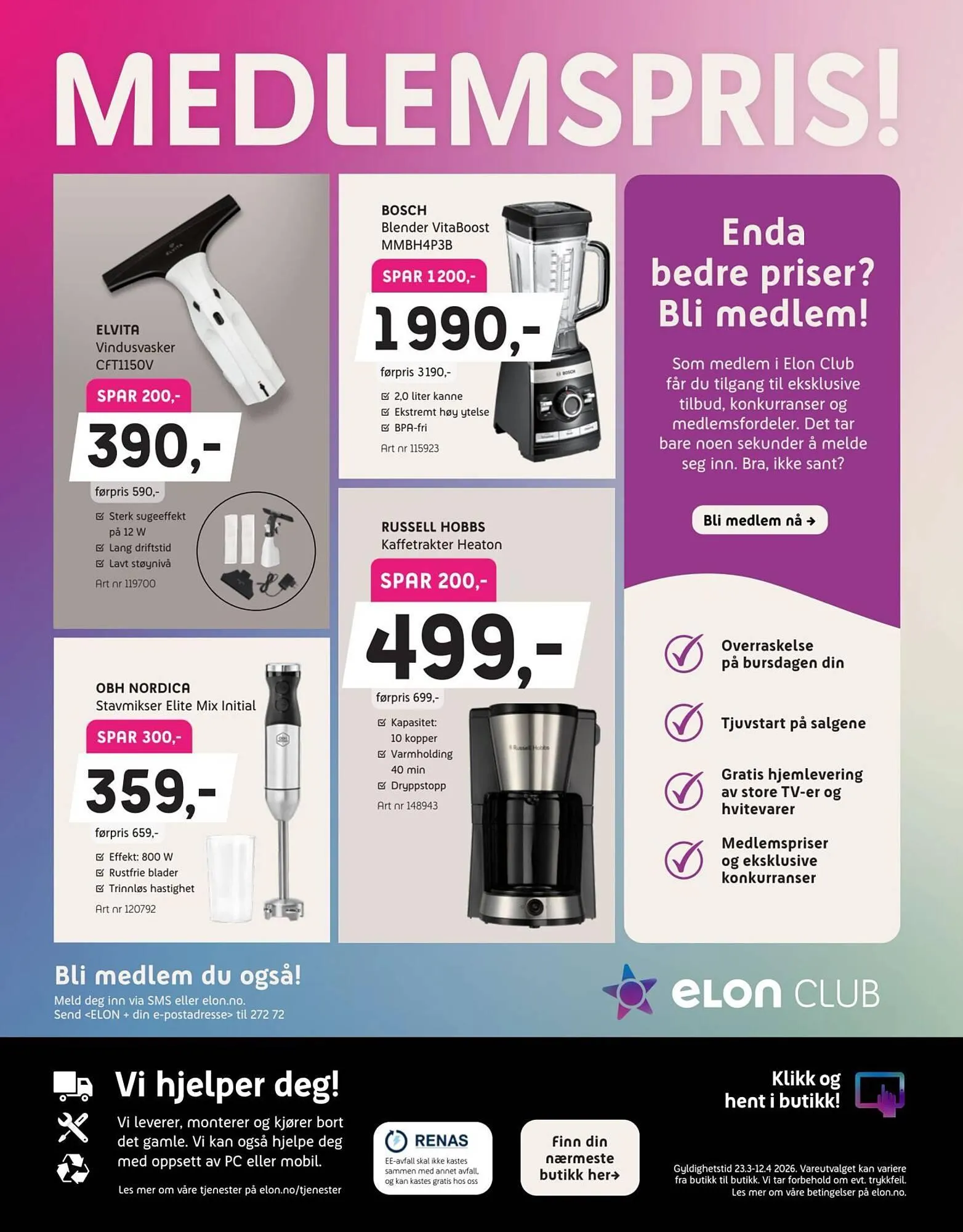ELON kundeavis fra 23. mars til 12. april 2026 - kundeavisside 16