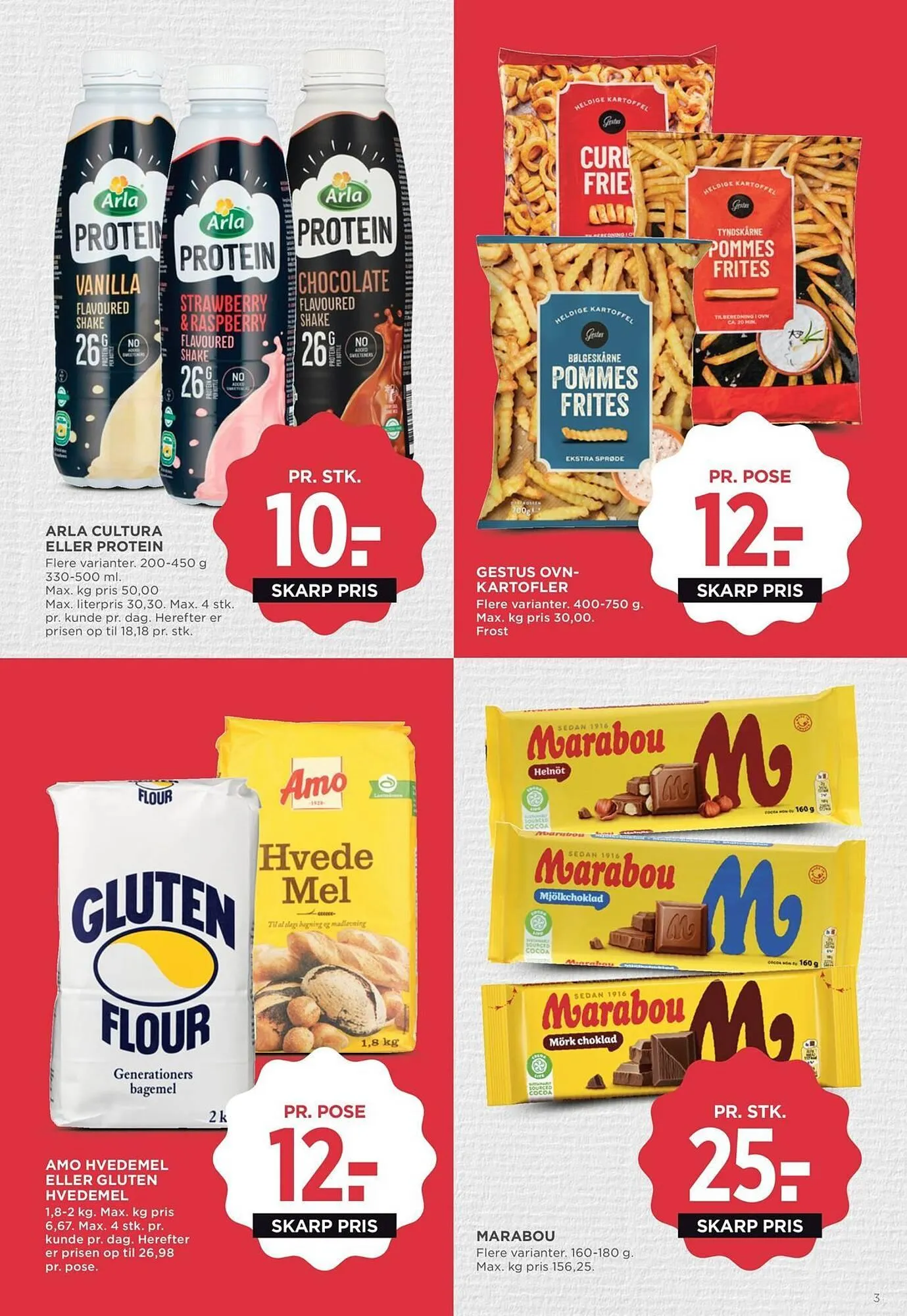 Meny kundeavis fra 27. februar til 5. mars 2026 - kundeavisside 3