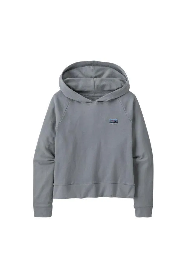 Patagonia Womens Regenerative Organic Certified Cotton Essential Hoody Sleet Green