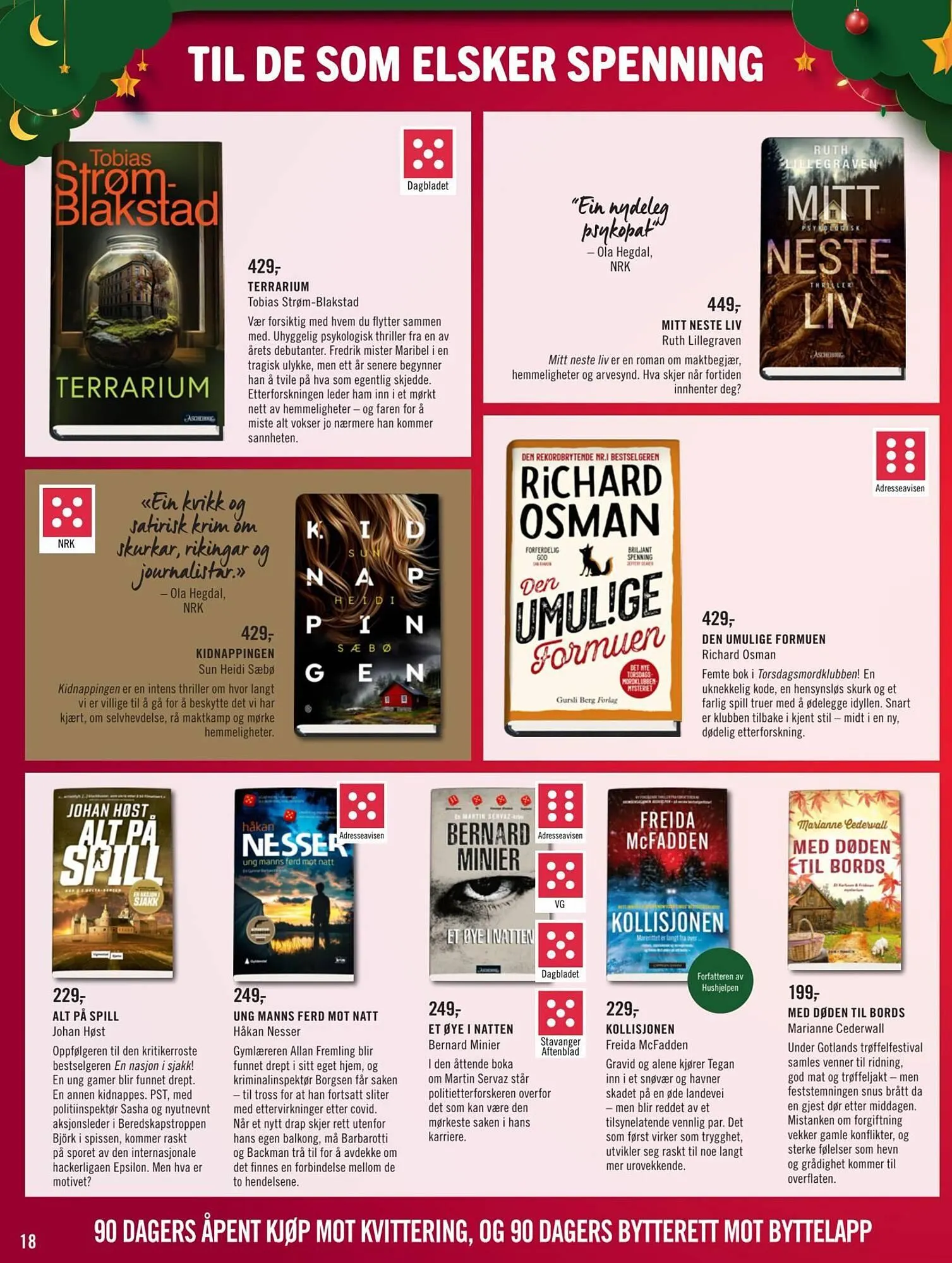 Ark Bokhandel kundeavis fra 1. desember til 25. desember 2025 - kundeavisside 18