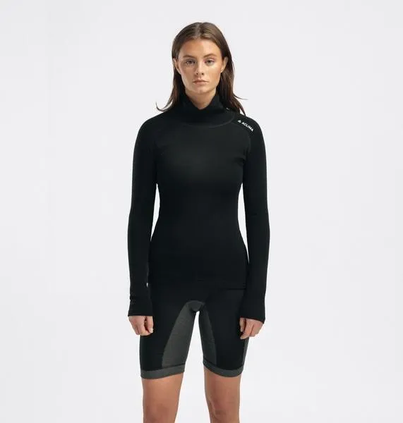 WarmWool Roll Neck W's Jet Black