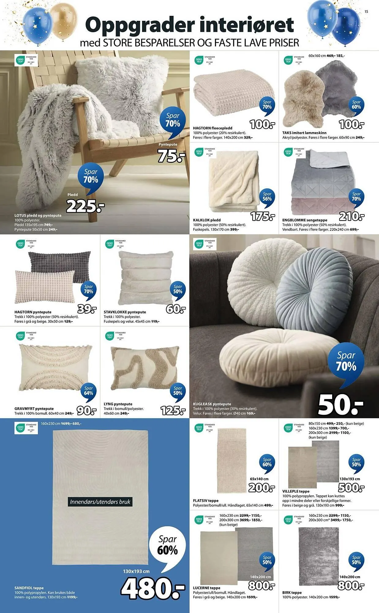 JYSK kundeavis fra 11. desember til 17. desember 2025 - kundeavisside 15