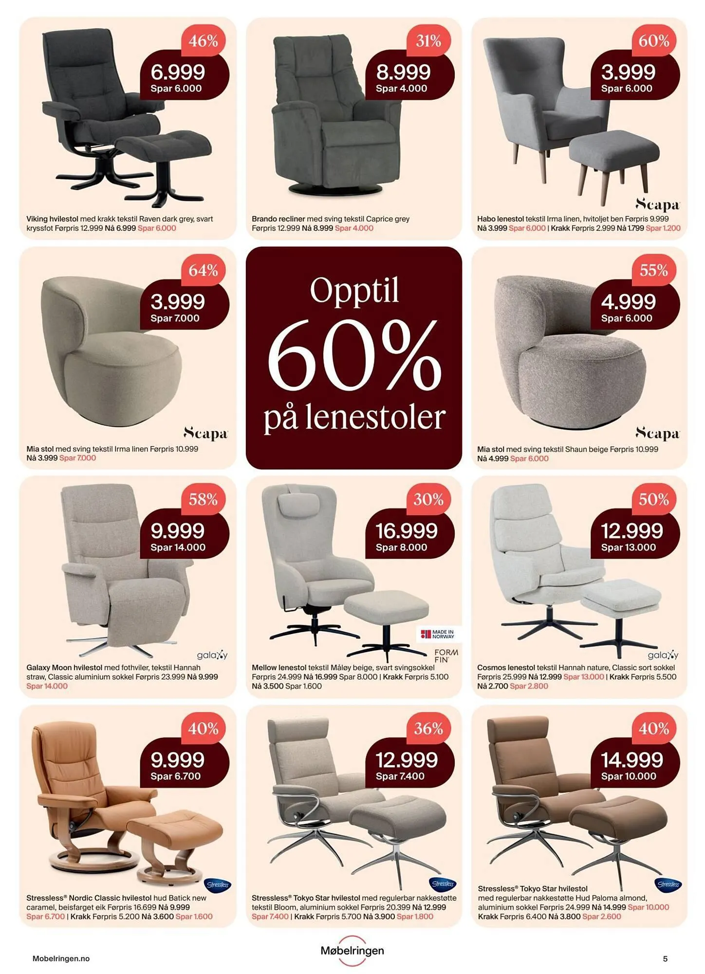 Møbelringen kundeavis fra 2. januar til 10. februar 2026 - kundeavisside 5