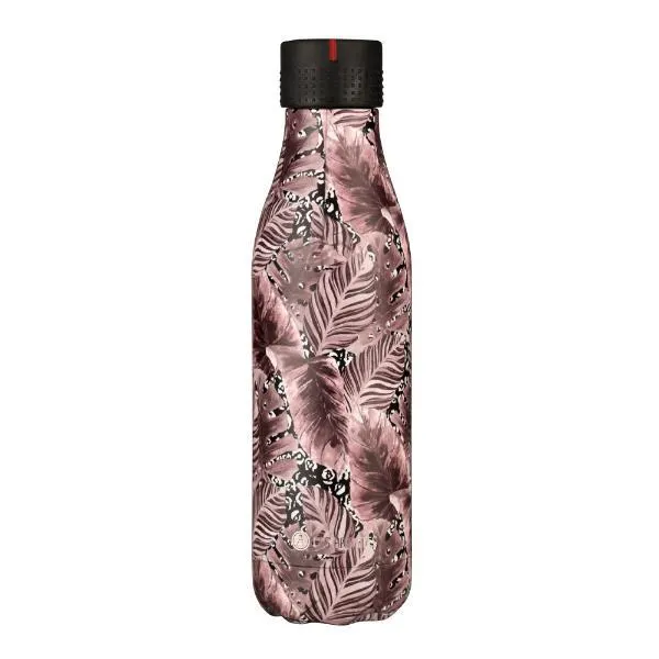 Bottle Up Design termoflaske 0,5L burgunder/hvit/svart