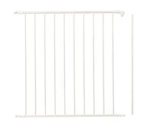 BabyDan Forlenger Flex & OLAF sikkerhetsgrind 72 cm, hvit