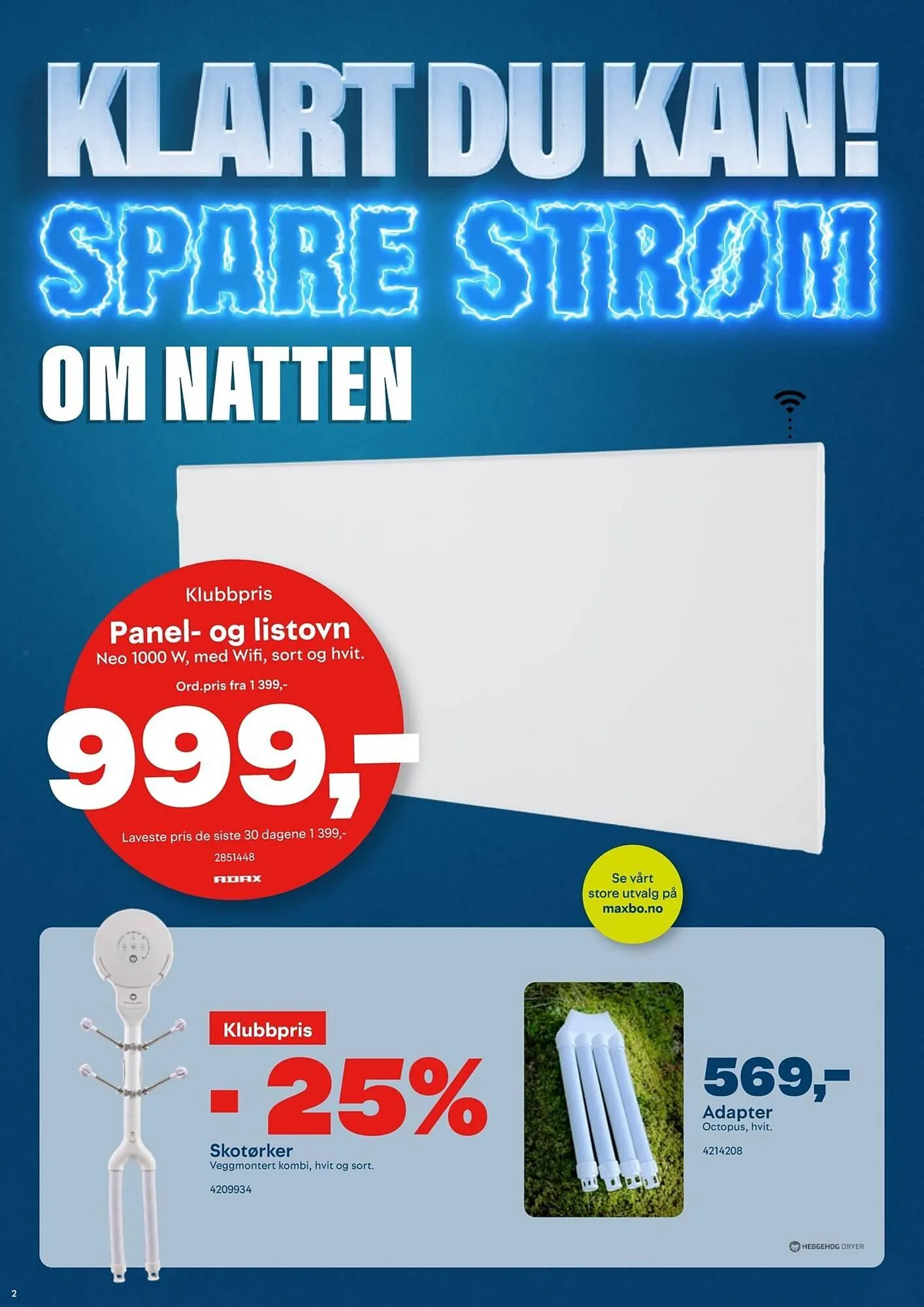 Maxbo Kundeavis fra 2. september til 25. september 2024 - kundeavisside 2