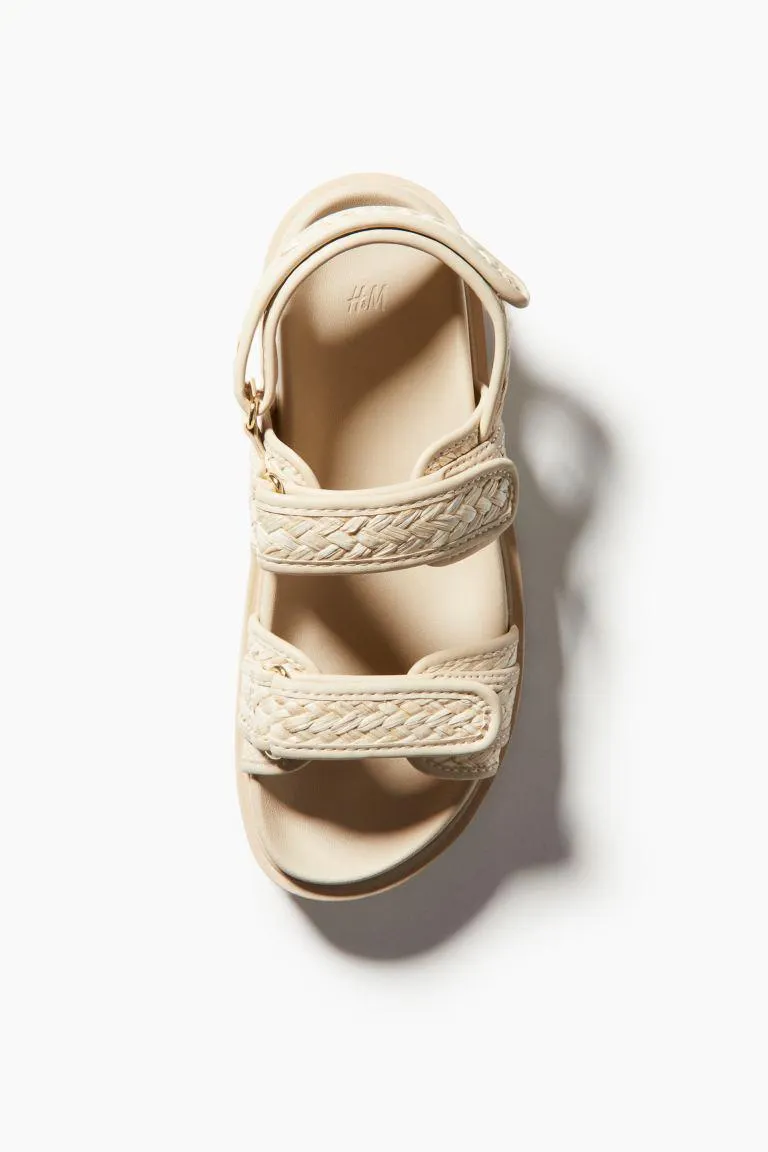 Flettede sandaler