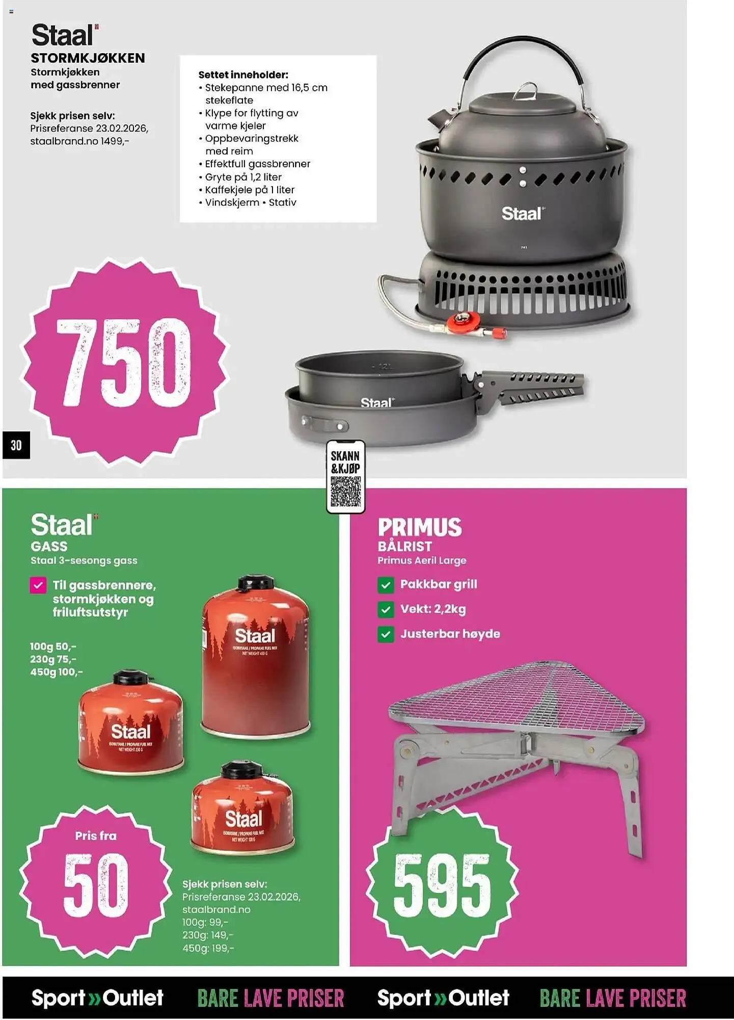 Sport Outlet kundeavis fra 10. mars til 22. mars 2026 - kundeavisside 30